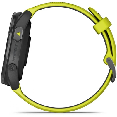 Garmin Forerunner 965 Carbon Gray Titanium Bezel with Black Case and Amp Yell/Black Band (010-02809-02 / 010-02809-12)