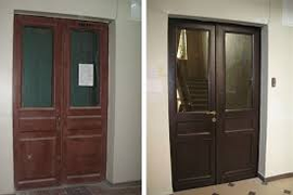 Ремонт деревянных дверей