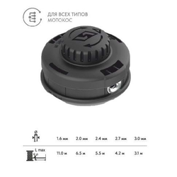Триммерная головка VILLARTEC  A-Cut 102