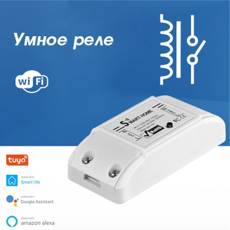 Умное реле (1 канал,10А, Wi-Fi) Орбита OT-HOS09