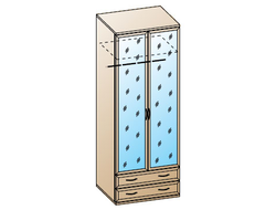 Спальня Карина - Шкаф для одежды и белья ШК-1007