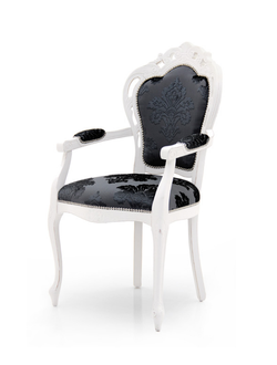 СТУЛ С ПОДЛОКОТНИКАМИ TRAFORATA ART. 0209A (L58*P60*H107) SEVENSEDIE