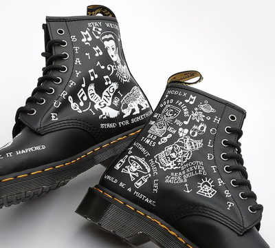 Ботинки Dr. Martens Scribble Backhand