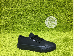 Converse All Star All Черные, детские (25-30)  Арт. 017