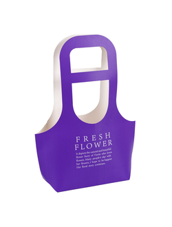 Сумочка для цветов "Fresh Flower" 17*7,5*32см Фиолетовый