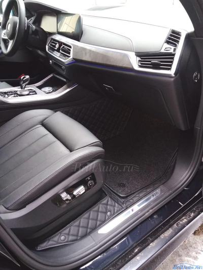 3D коврики в салон BMW X5 из экокожи