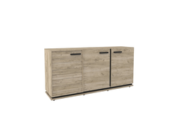 Гостиная OSLO (ОСЛО) - OSLO 5 Тумба МЦН Дуб Серый Craft - Черный