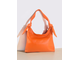(АРТИКУЛ: 10148/2/5) СУМКА-МЕШОК ЖЕНСКАЯ, БОЛЬШАЯ, НАТУРАЛЬНАЯ КОЖА, ЯРКО-ОРАНЖЕВАЯ, ЧЕРЕЗ ПЛЕЧО *