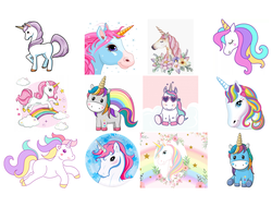Наклейки Единорог №1