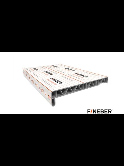 П100 Подоконник ПВХ, белый, ширина полки 100 мм  В НАРЕЗКУ 6000 мм для клиента