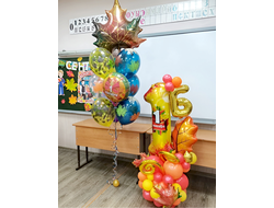 Композиция из шаров "1 сентября" №124