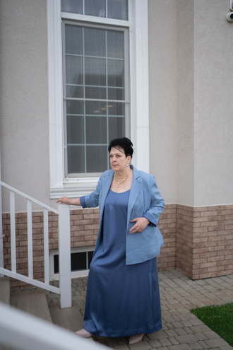 Платье-комбинация «Хочу на Мальдивы», синий — 100% хлопок