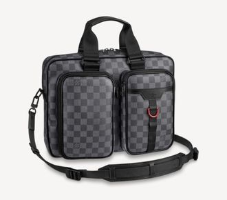 Мужской портфель Louis Vuitton Utility Damier Graphite