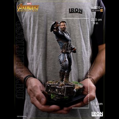 Капитан Америка (Мстители: Война бесконечности) КОЛЛЕКЦИОННАЯ ФИГУРКА (статуэтка) 1/10 Marvel Captain America Scale 1/10 - Avengers: Infinity War - Iron Studios