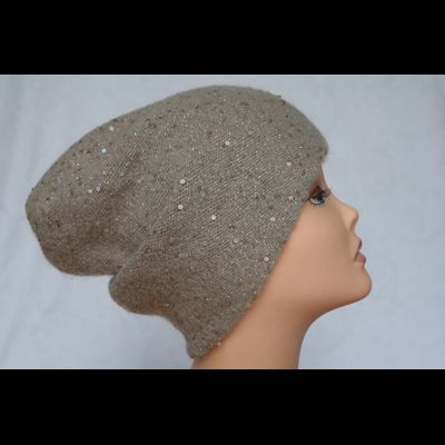 Итальянская шапка женская Vizio Визио Италия 6157 ореховая