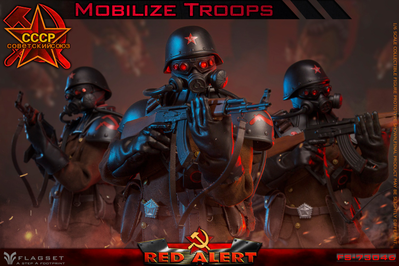 Советский призывник (Conscript, Red Alert 2) - КОЛЛЕКЦИОННАЯ ФИГУРКА 1/6 RED ALERT (FS-73046) - FLAGSET