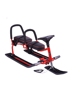 Снегокат детский Барс 503 "TWINS BABY" красный