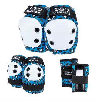 Купить комплект защиты 187 Killer Pads (NEON BLUE) в Иркутске