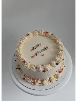 Посыпка и надпись