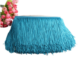 Декоративная бахрома , 15 см. 10 метров, Т-00033, Цвет: Бирюзовый