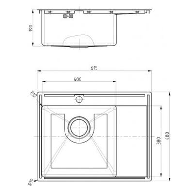 Мойка Alveus Quarto 20