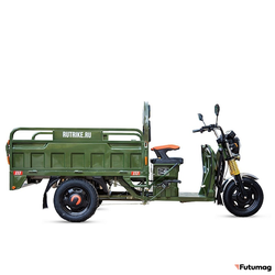 Грузовой электротрицикл Rutrike Дукат 1300 60V1000W зеленый