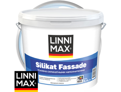 Краска фасадная силикат модифицированная LINNIMAX SILIKAT FASSADE Бесцветная база 3 9,4 л