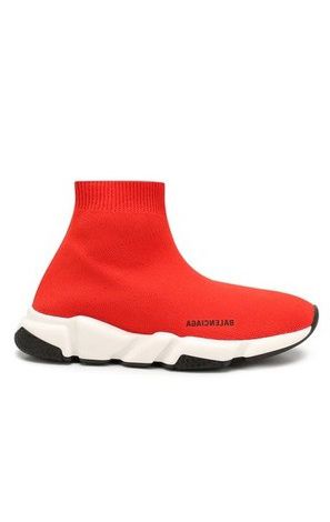 Кроссовки Balenciaga Speed trainer красные детские