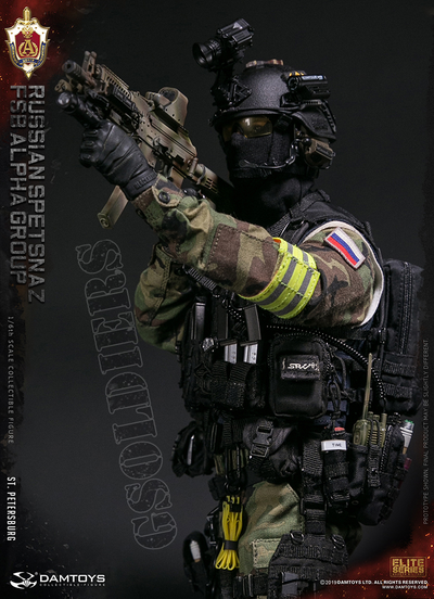 Спецназ ФСБ "Альфа" ФИГУРКА 1/6 scale Aciton Figure RUSSIAN SPETSNAZ FSB ALPHA GROUP 78071 DAMTOYS