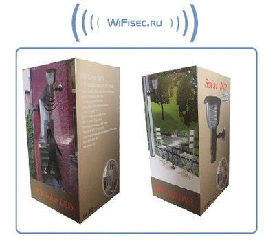 DIY SS, Уличная автономная периметровая телекамера с видеорегистратором + светильник, на солнечной батарее