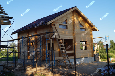 Дом из клееного бруса "Казань", 120 м2