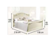 Кровать "Legno" с изножьем 160x200 см