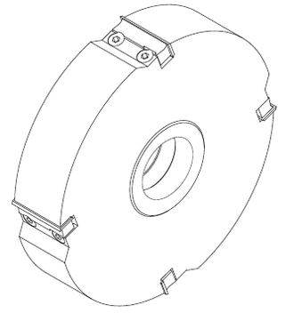 Пазовая фрезерная головка FABA 1100-3 (без подчищающих ножей)