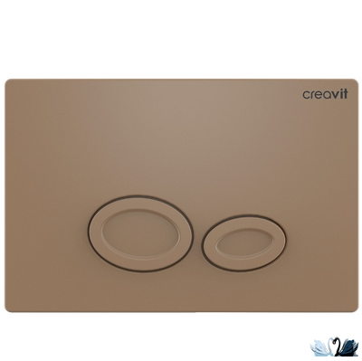 Кнопка смыва CREAVIT DROP CAPPUCINO GP2002.06, бежевый матовый