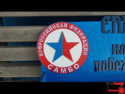 Медальница "Самбо" с фоторамкой