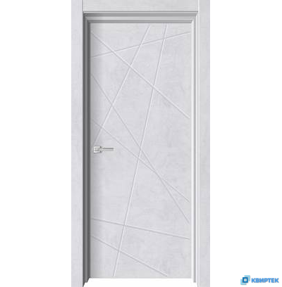 Межкомнатная дверь ПВХ GEOMETRY-1 Бетон снежный купить в Челябинске | КВИРТЕК
