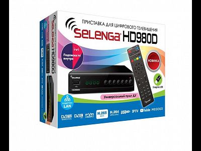 Тюнер Т2 Selenga HD 980 Lan Iptv