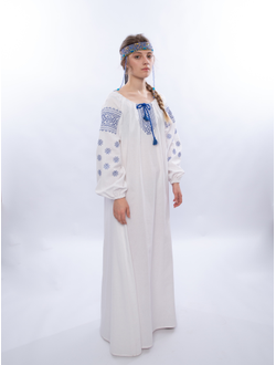 Платье-рубашка "Купальские Узоры"