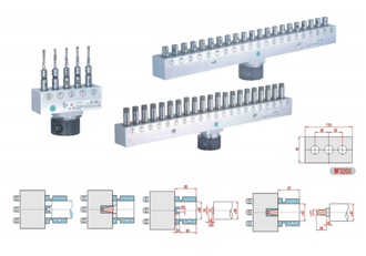 СВЕРЛИЛЬНО-РЕЗЬБОНАРЕЗНЫЕ ГОЛОВКИ, многошпиндельная сверлильная головка