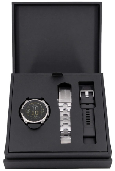 Часы Garmin Fenix 8 - 47mm AMOLED Sapphire Bare Titanium / Graphite / Titanium Band