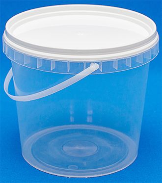 Ведро-контейнер 5л прозрачное