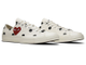 Кеды Converse Play Comme Des Garcons белые низкие в горошек