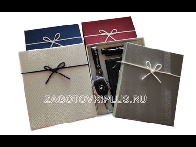 Премиум подарочная коробочка для наборов "Винный красный"