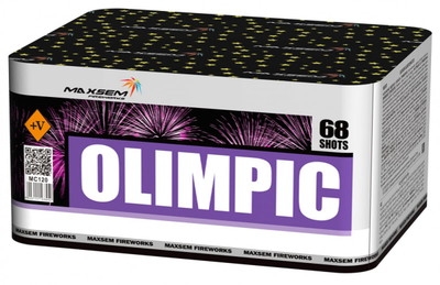 Батарея салютов OLIMPIC (0,8"; 1"; 1,2" / 68 залпов)