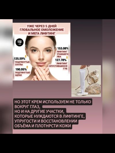 BORNTREE Омолаживающий крем для век с вольюфилином 30мл