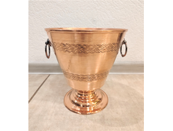 Медное ведро для шампанского. Кашпо.  Аll-Copper Россия арт.359