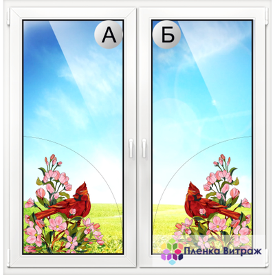 ВИТРАЖНАЯ ПЛЕНКА Y-8