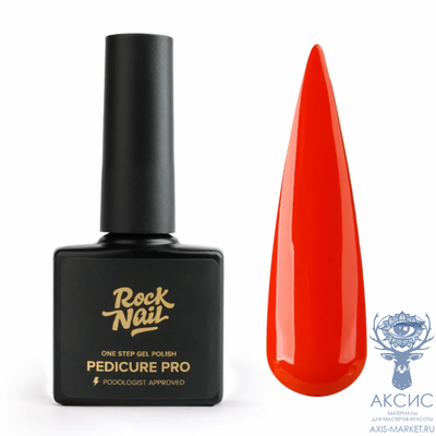 Однофазный гель-лак для педикюра RockNail Pedicure Pro 03 Louboutin Love
