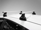 Багажник Atlant New (тип &quot;E&quot; с гофрой) с крыловидными алюминиевыми перекладинами черного цвета для автомобилей со штатными местами (Россия)