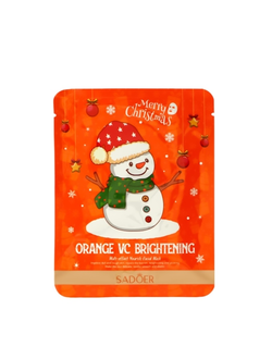 SADOER маска д/лица тканевая увлажняющая с витамином С 25г